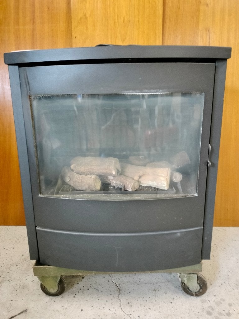 Gaskachel met afstandsbediening, Huis en Inrichting, Ophalen, Gebruikt, Gas, Vrijstaand
