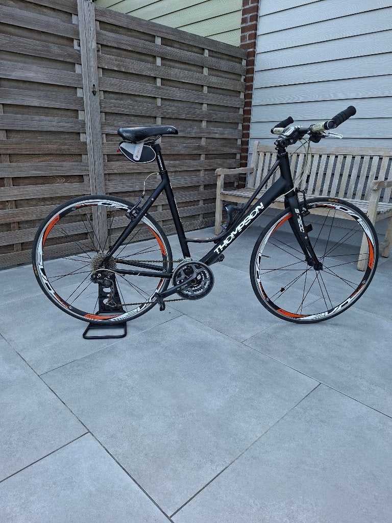 Damesfiets, Fietsen en Brommers, 28 inch, Gebruikt, Velgrem, Meer dan 20 versnellingen