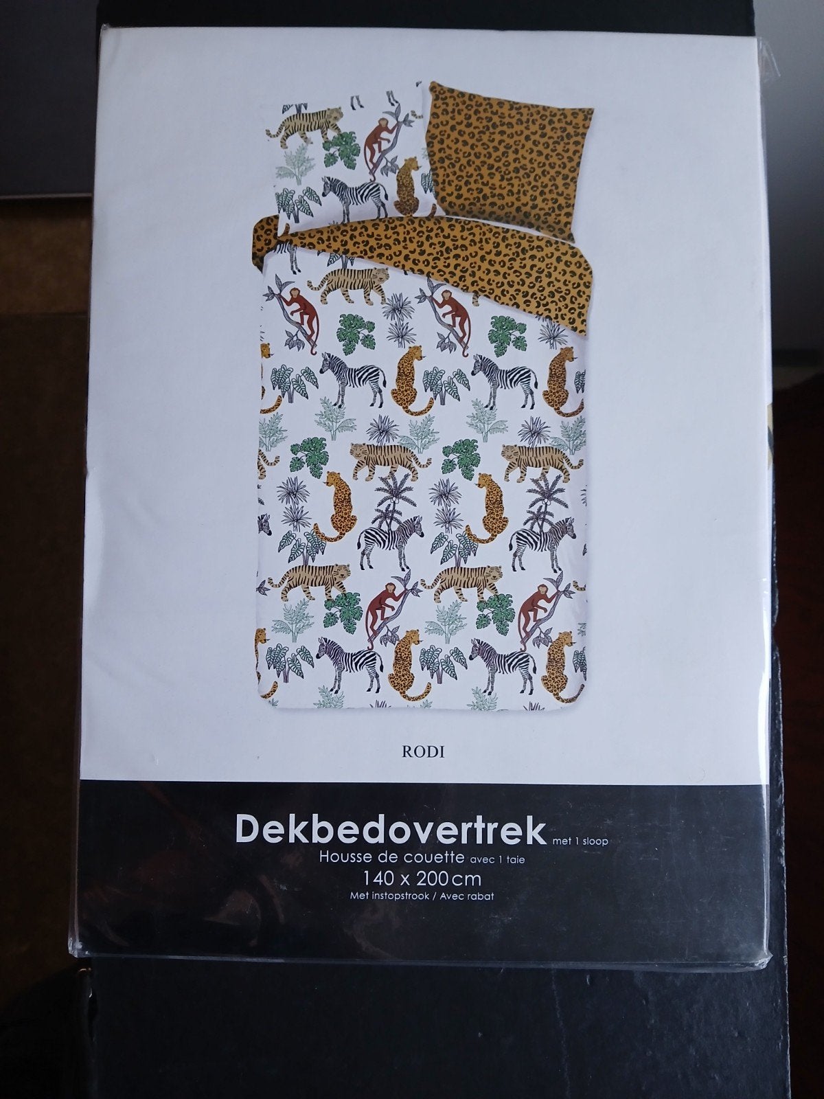 Nieuw dekbedovertrek 140cm op 200cm, Huis en Inrichting, Ophalen, Dekbedovertrek