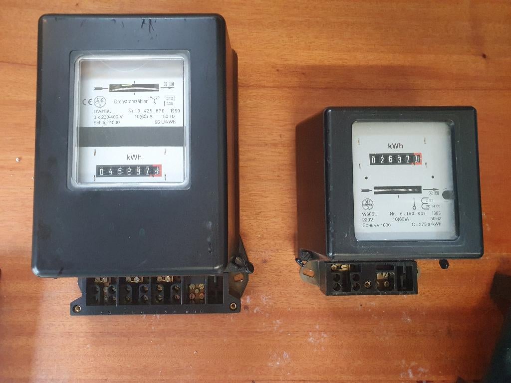 Analoge Kwh tellers 1f of 3f, Ophalen, Zo goed als nieuw, Overige typen