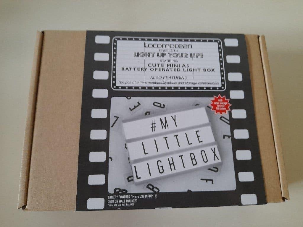 Locomocean My Little Light Box - neuf dans son emballage, Panneau de texte, Enlèvement ou Envoi, Neuf, Personnalisable