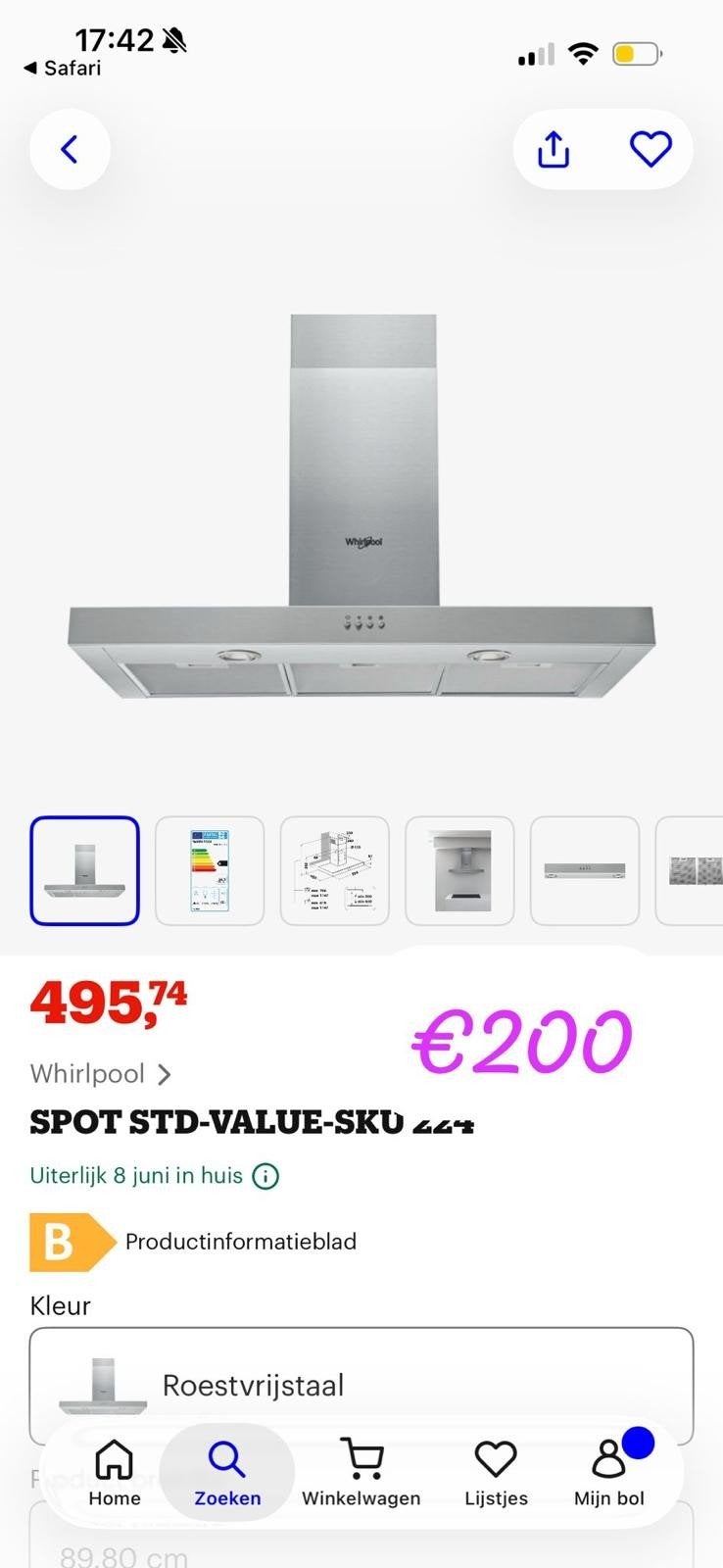 Keuken, Elektronische apparatuur, Ophalen