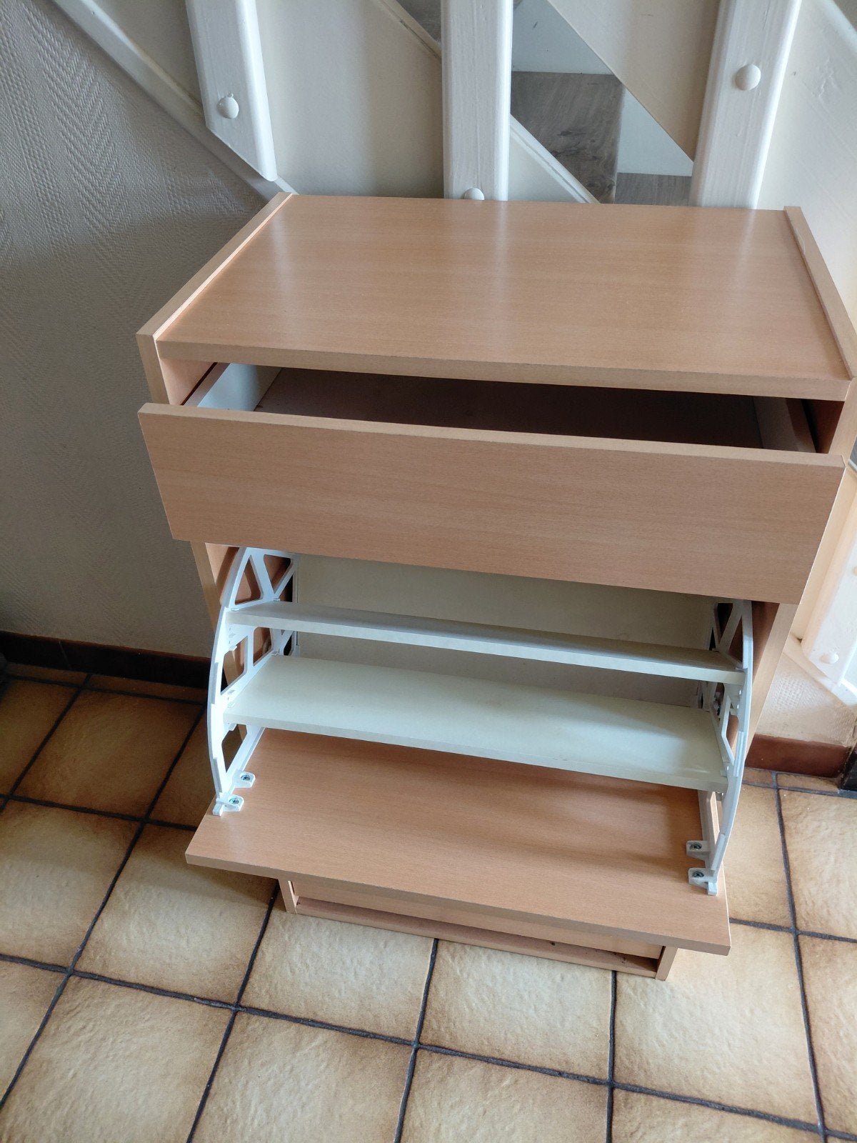 Schoenkastje gratis, Ophalen