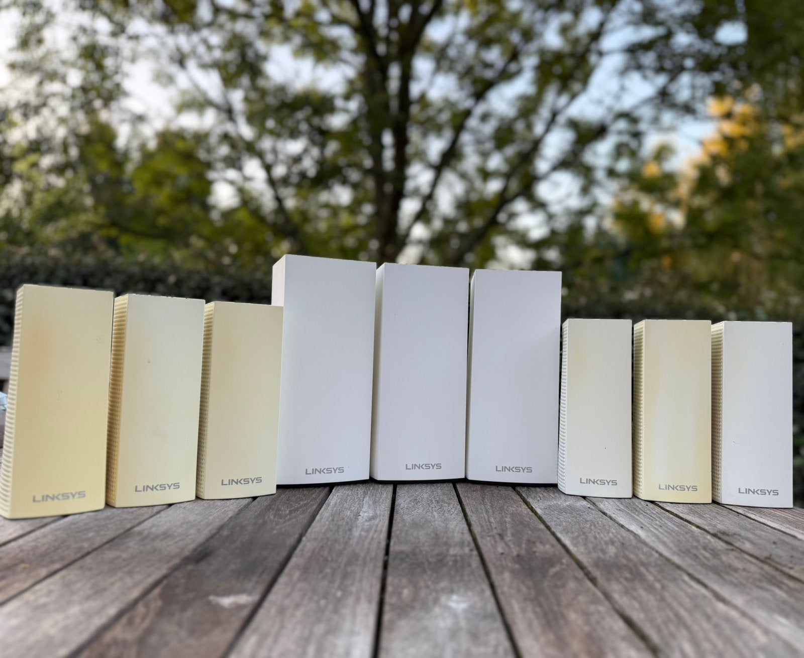 Lot de 9 Linksys Velop Mesh WiFi – 3x MX4200 + 6x WHW03, Informatique & Logiciels, Enlèvement, Utilisé