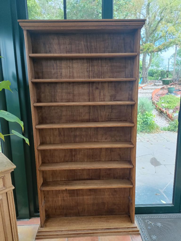 Bibliothèque en chêne massif, Avec tablette(s), Moins de 25 cm, Comme neuf, 50 à 100 cm