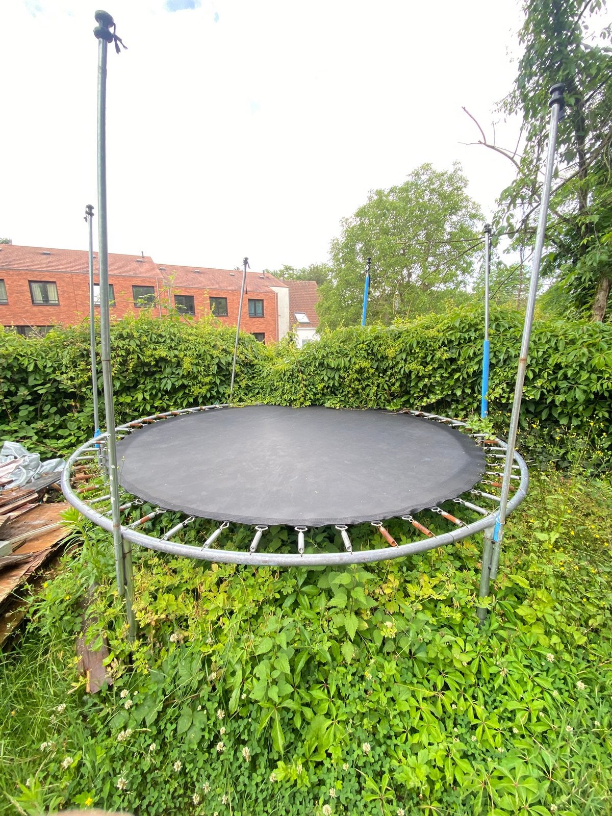 Trampoline, Kinderen en Baby's, Speelgoed | Buiten | Trampolines, Ophalen, Gebruikt