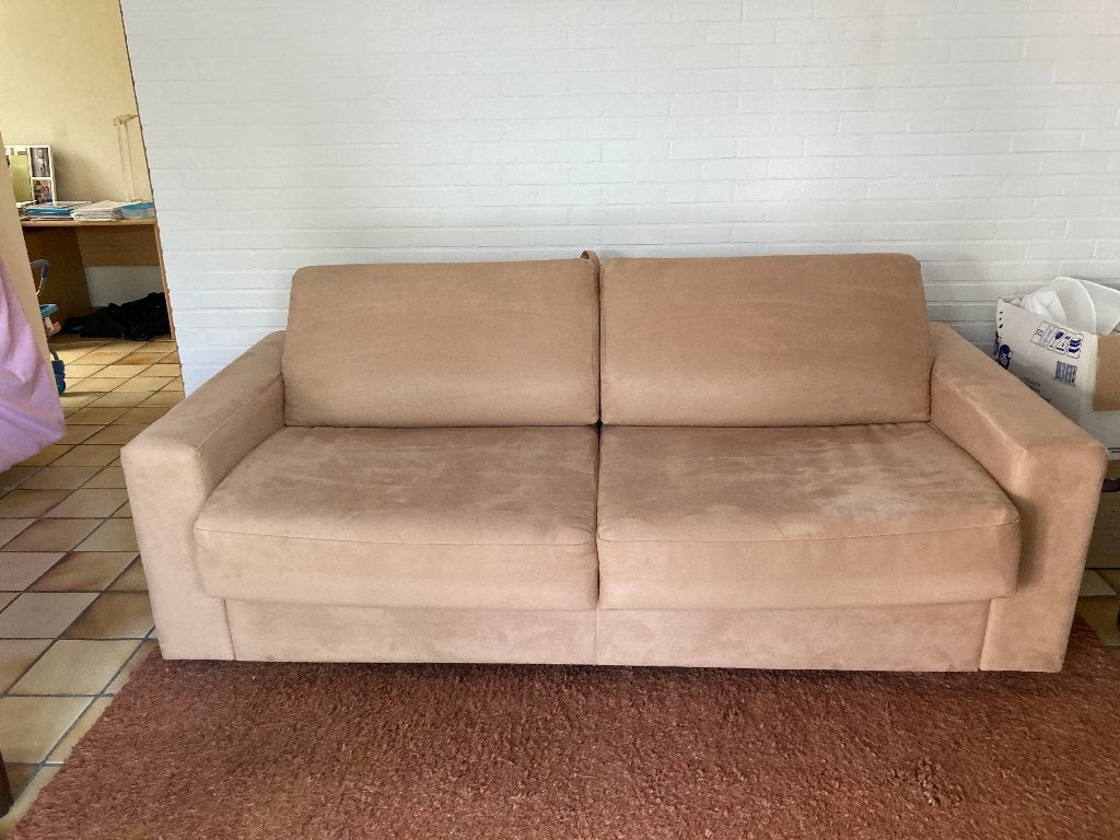 slaapbanken, Ophalen, Gebruikt, Beige, Tweepersoons