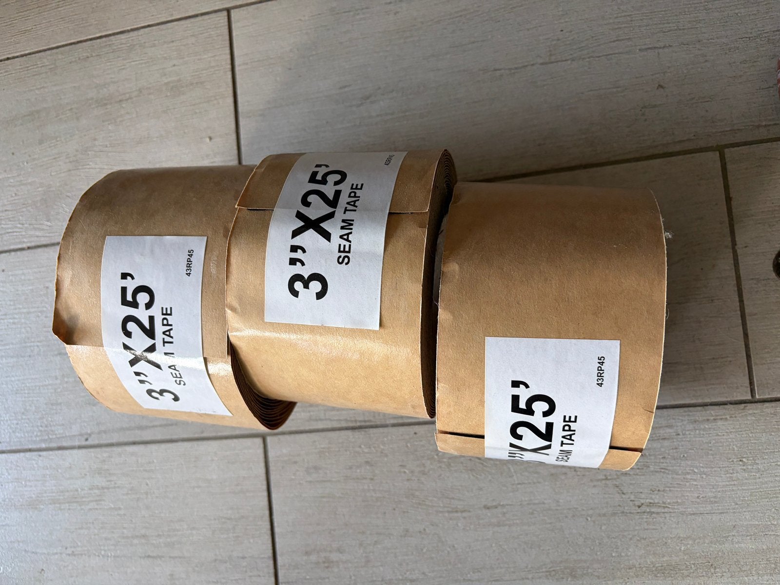 EPDM Naden tape 7,62 cm x 7,62 m, Ophalen of Verzenden, Zo goed als nieuw