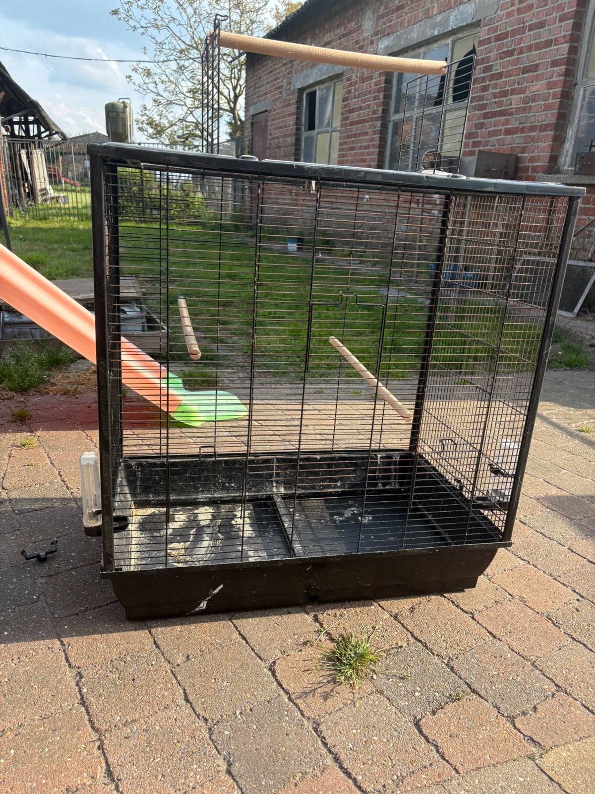 Vogelkooi groot kan open boven aan, Ophalen, Zo goed als nieuw, Vogelkooi