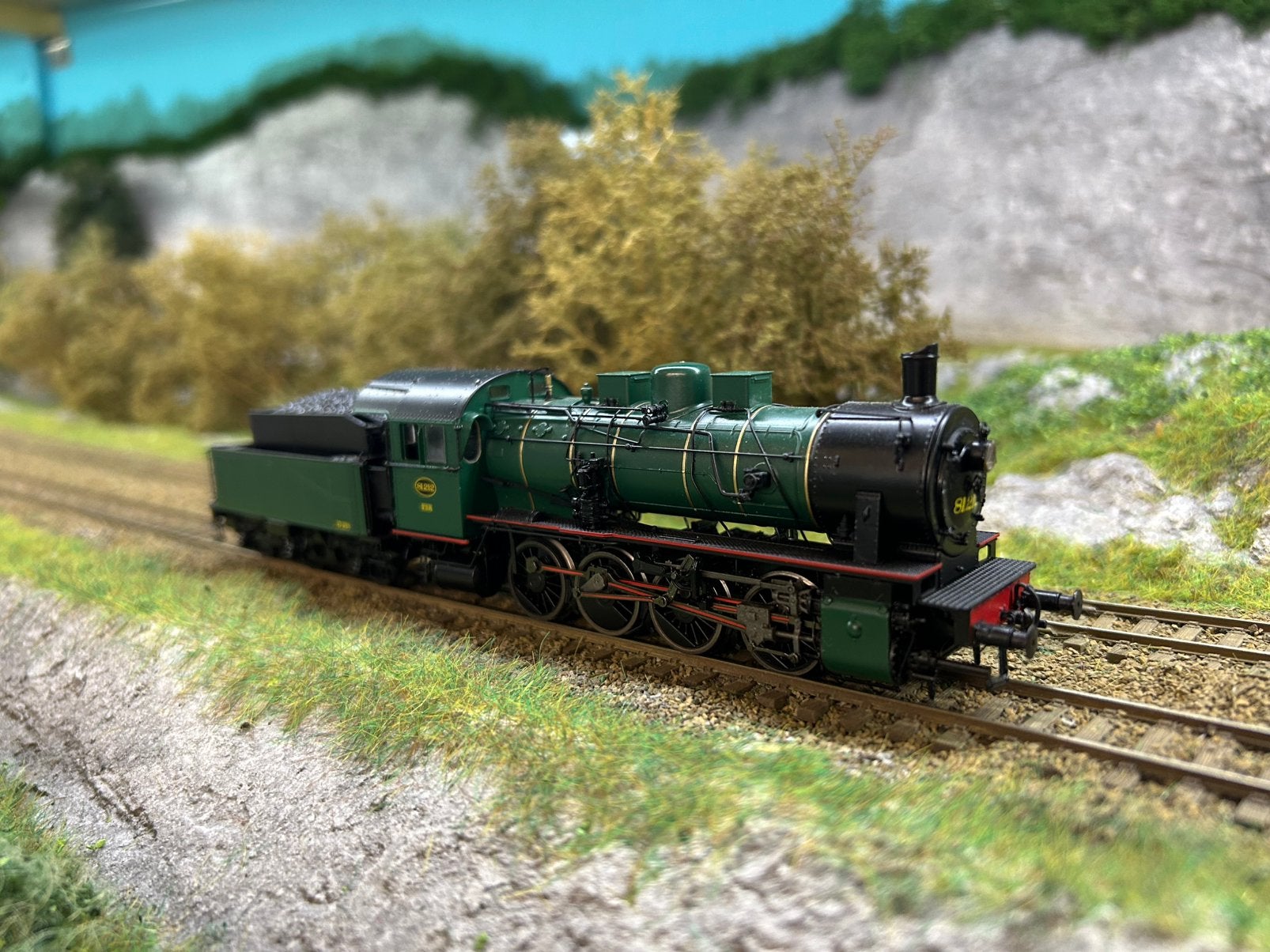 NMBS Jouef HJ2403 HO stoomlocomotief DC, Hobby en Vrije tijd, Ophalen of Verzenden, Zo goed als nieuw, Analoog, Gelijkstroom