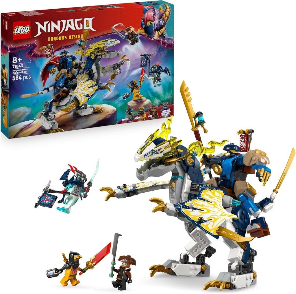 Neuf - Lego Le robot dragonnier de Rogue (71843), Enlèvement ou Envoi, Complet, Lego, Ninjago