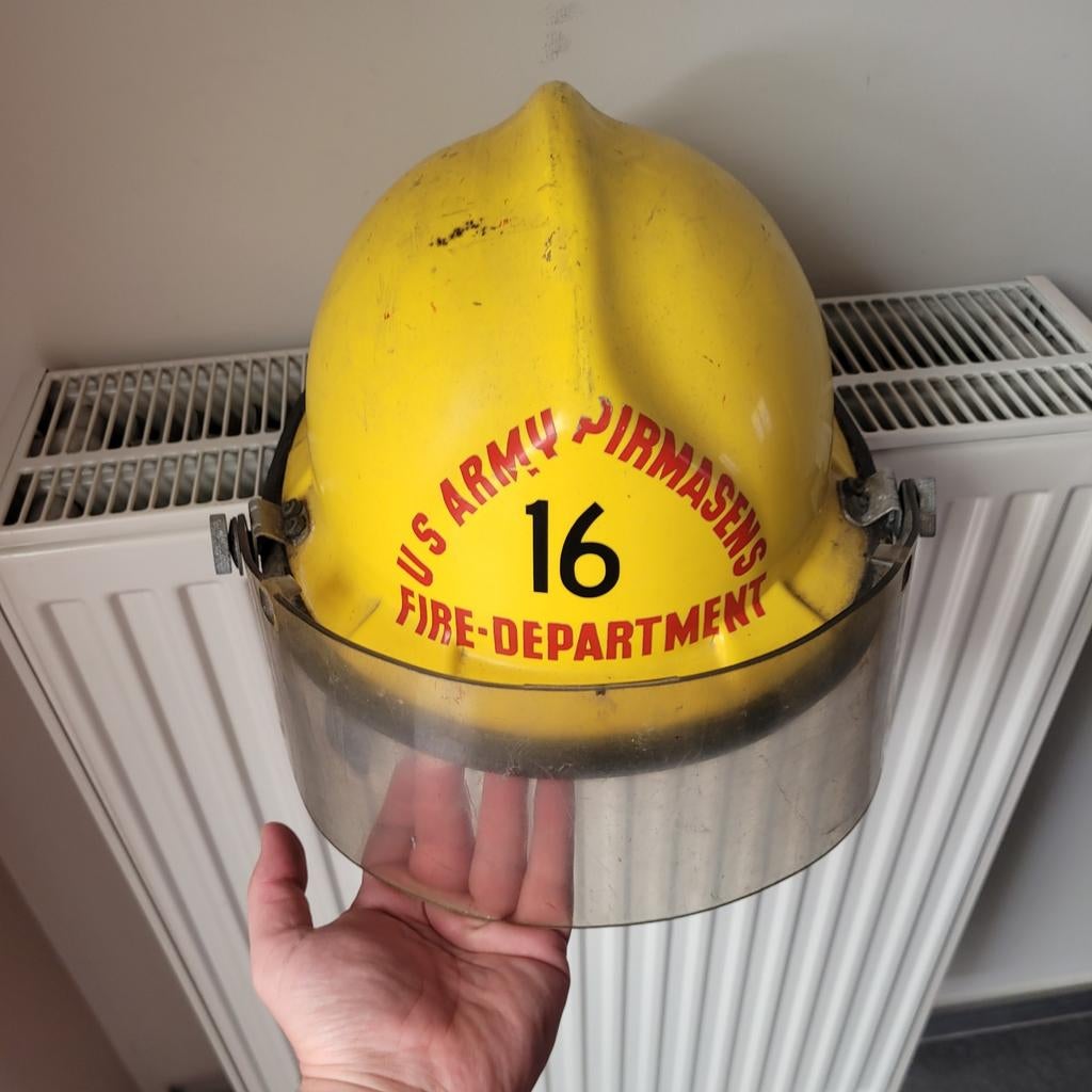 Brandweerhelm van het Amerikaanse leger, Verzamelen, Ophalen of Verzenden