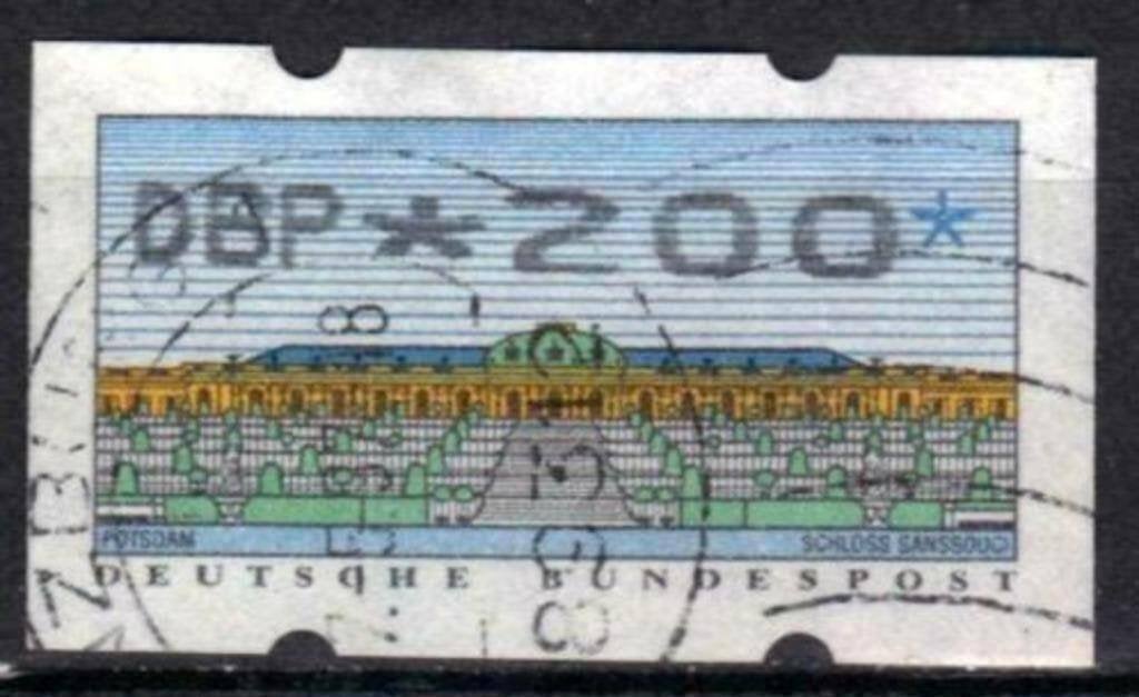 Duitsland 1993 - Yvert 2Distri - Zegels uit automaten (ST), Verzenden, Gestempeld