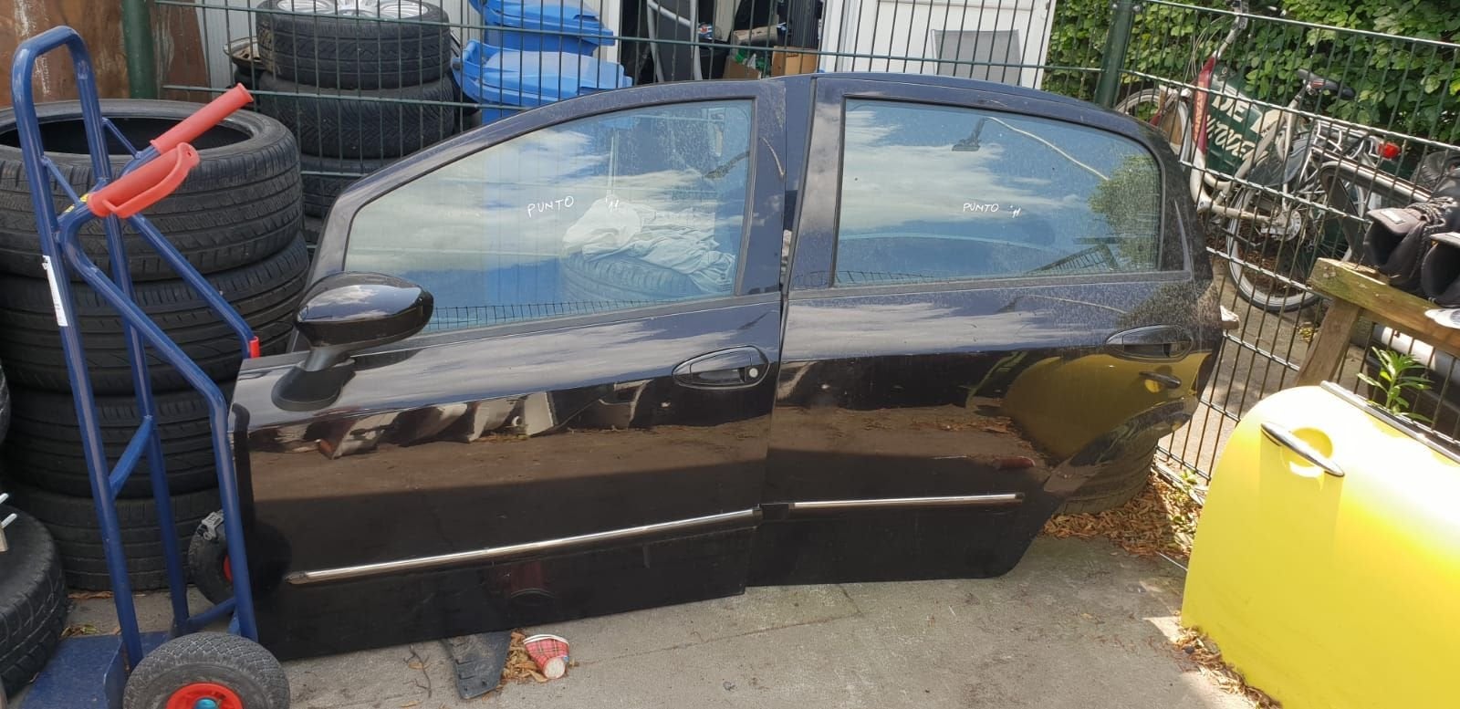 FIAT GRANDE PUNTO PORTIEREN LV+LA   BJ 2011, Gebruikt, -, Deur, -