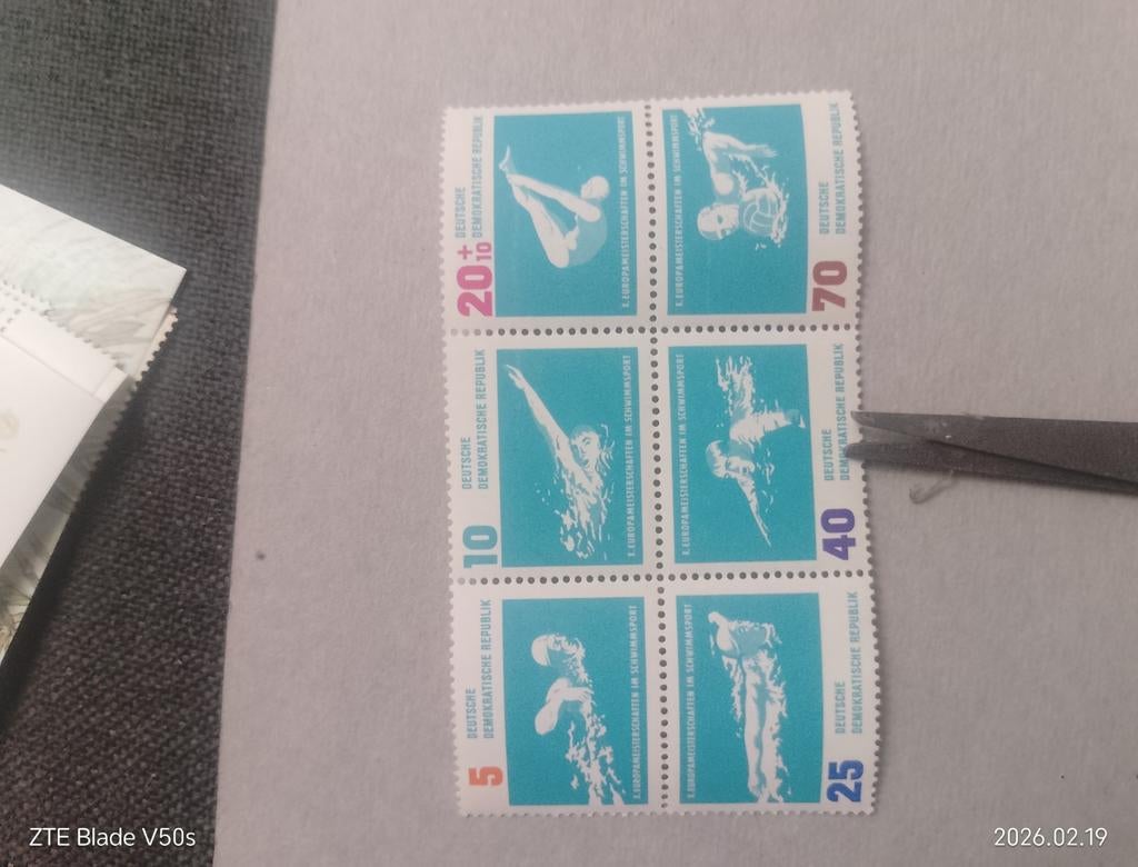 Postzegels Sport Wasser, Ophalen of Verzenden, Sport