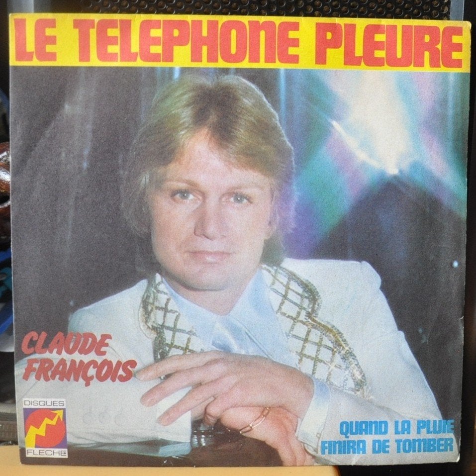 vinyl 45 tours claude françois (x20386), Enlèvement ou Envoi, Utilisé, Autres genres