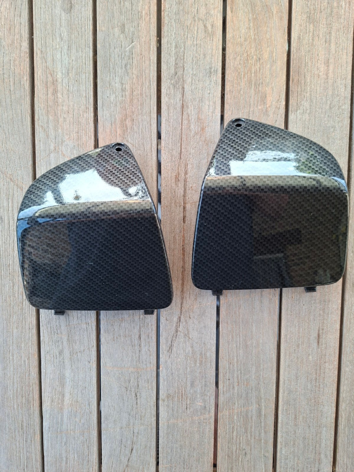 vespa gts carbon kapjes knieën (gereserveerd), Enlèvement, Utilisé