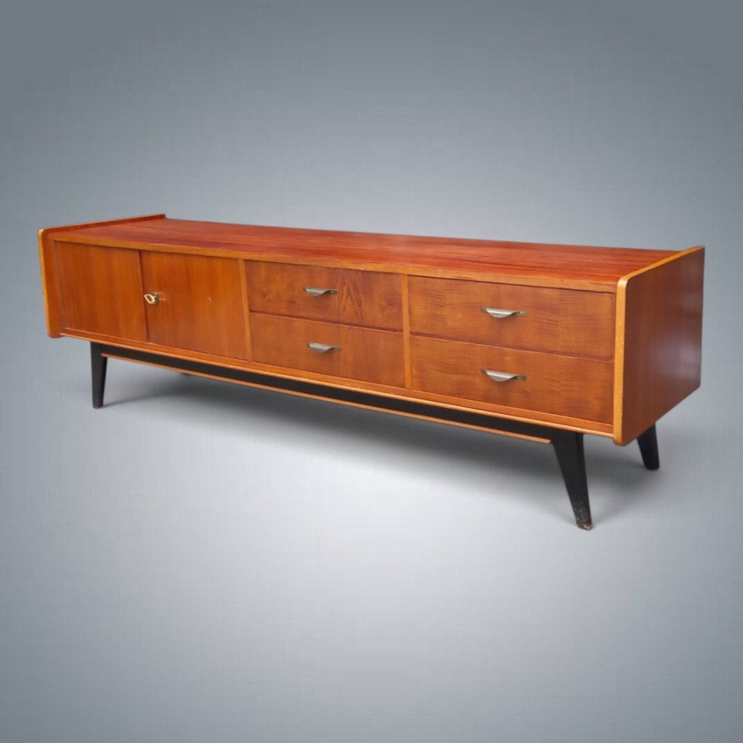 Sideboard enfilade dressoir Vintage Oswald Vermaercke 1960's, Enlèvement
