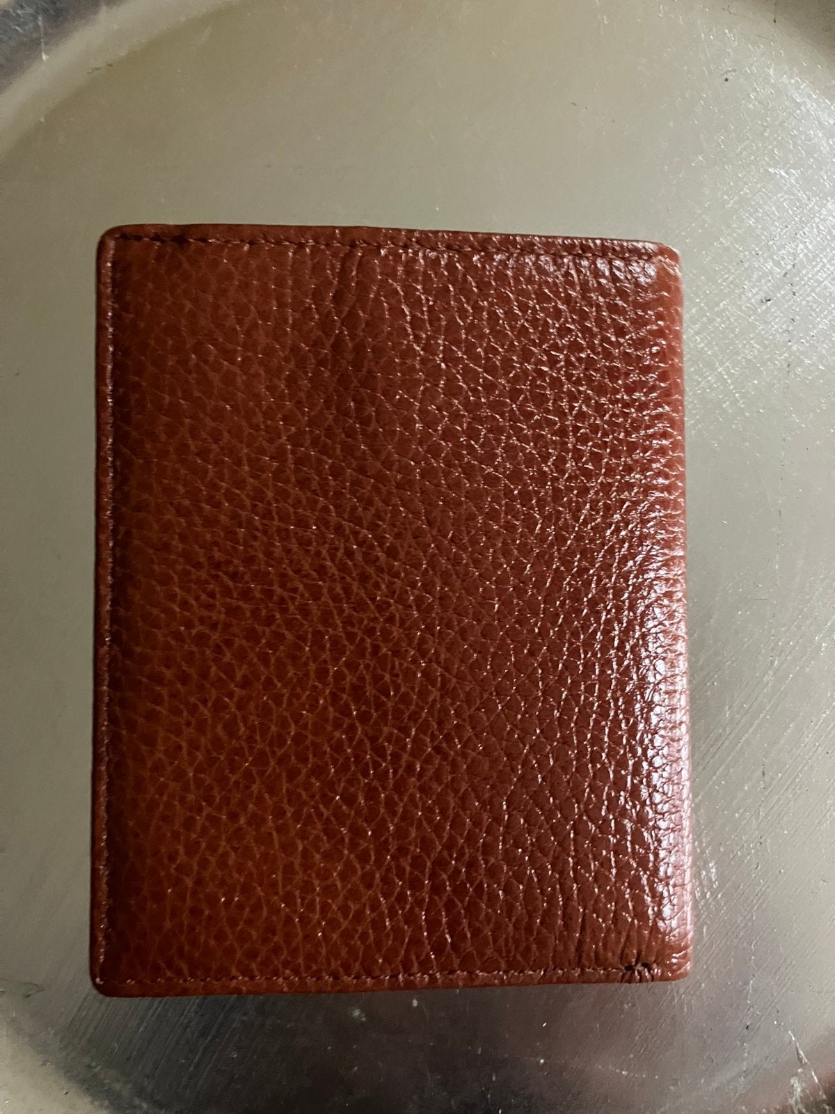 Mooie kaart- en rekeninghouder van generfd leer, Overige merken, Overige kleuren, Nieuw, Ophalen of Verzenden