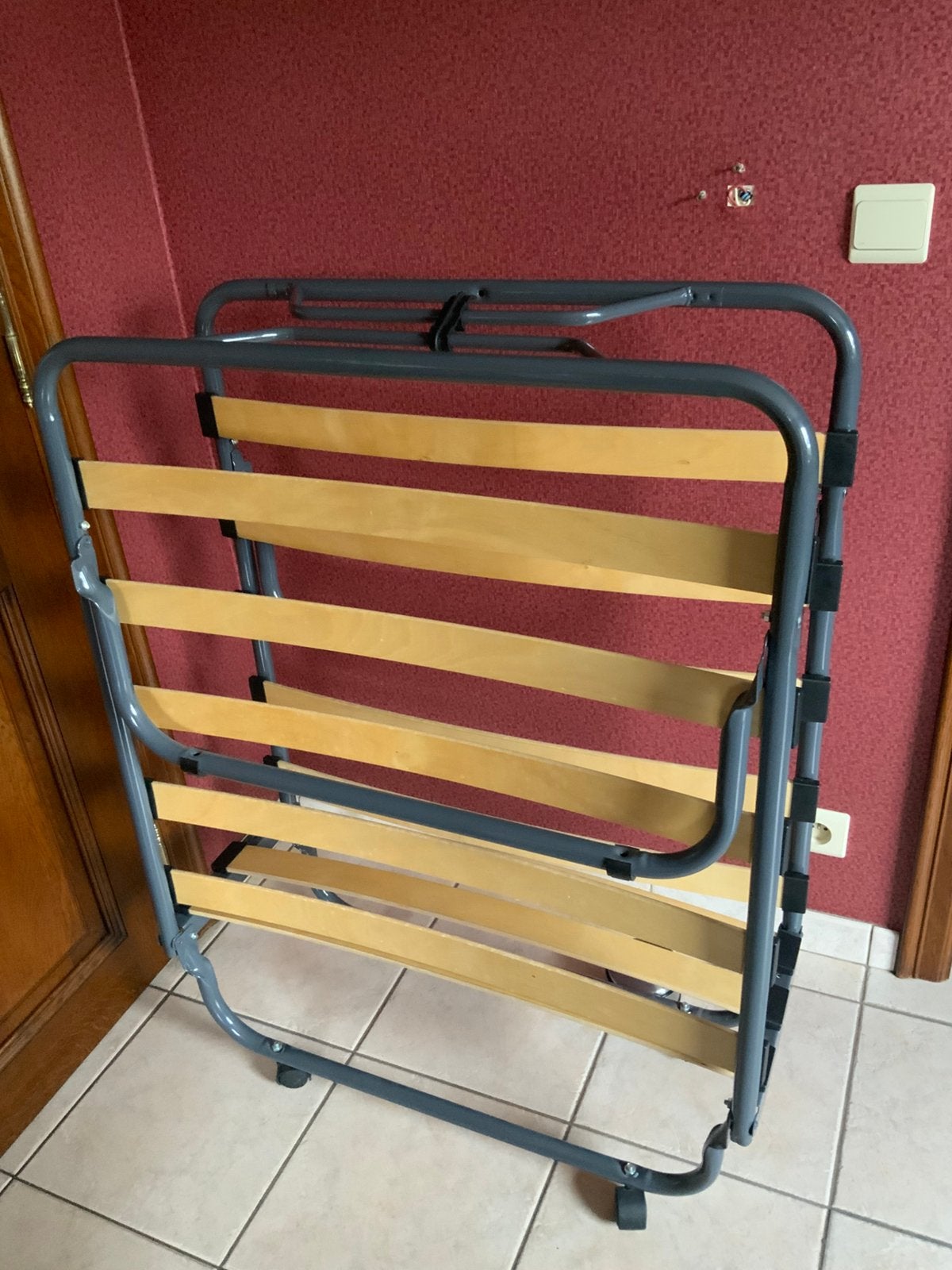 Lit simple pliable, 190 cm ou moins, Une personne, Comme neuf, Enlèvement