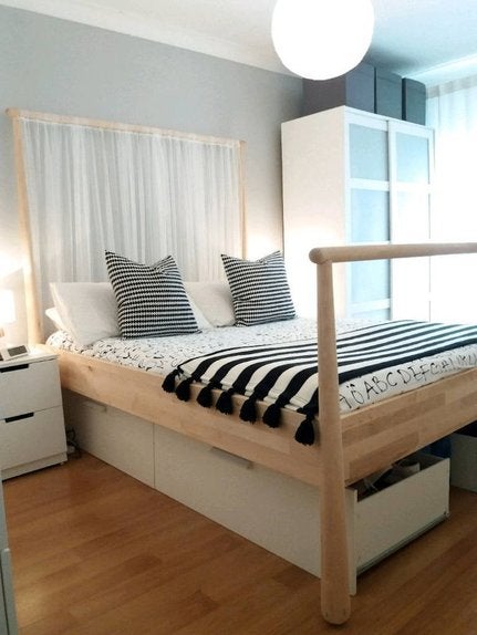 BED - Gjöra - 140 cm breed, Ophalen, 140 cm