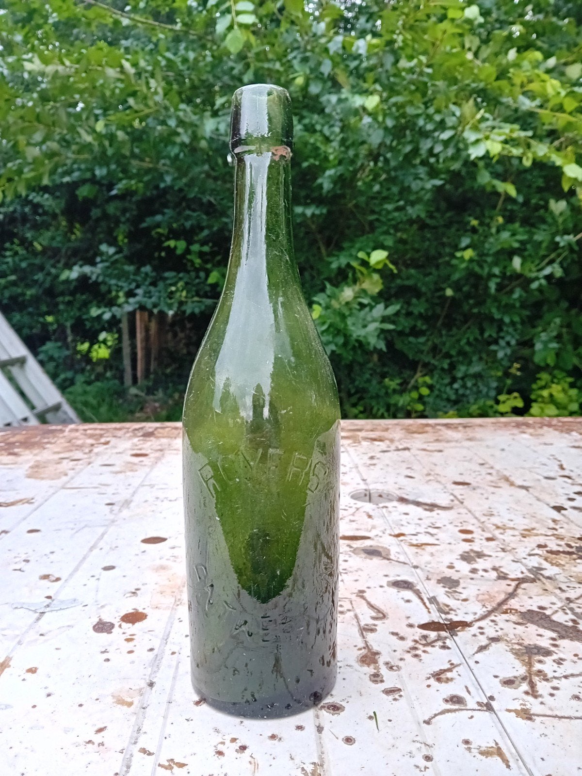 Oude vintage bierfles brouwerij Royers Antwerpen Anvers, Ophalen of Verzenden