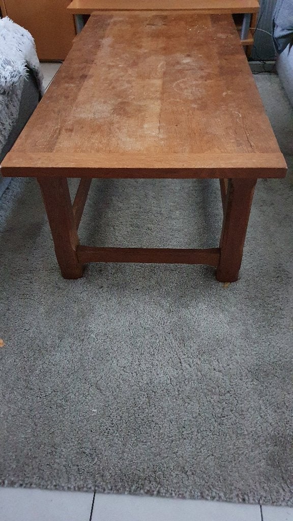 Salontafel, Ophalen, Eikenhout