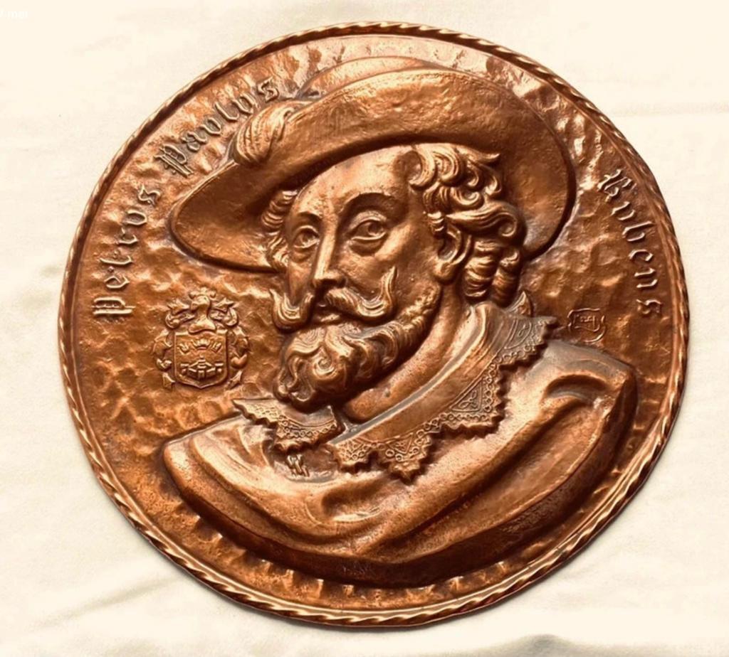 Grote koperen plaat Rubens, Antiek en Kunst, Ophalen of Verzenden, Koper