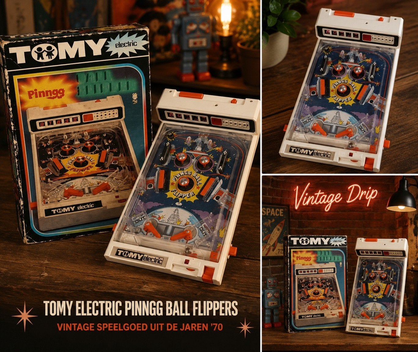 Tony Electric Ping Ball des années 1970, Antiquités & Art, Antiquités | Jouets, Enlèvement
