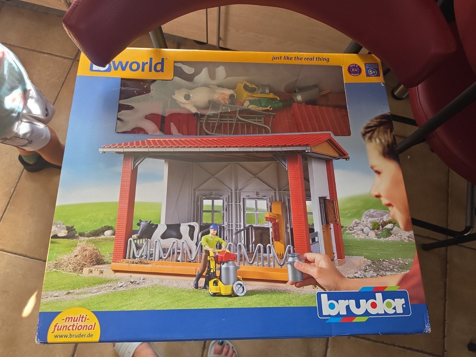 Bruder stal compleet met box, Ophalen, Accessoires