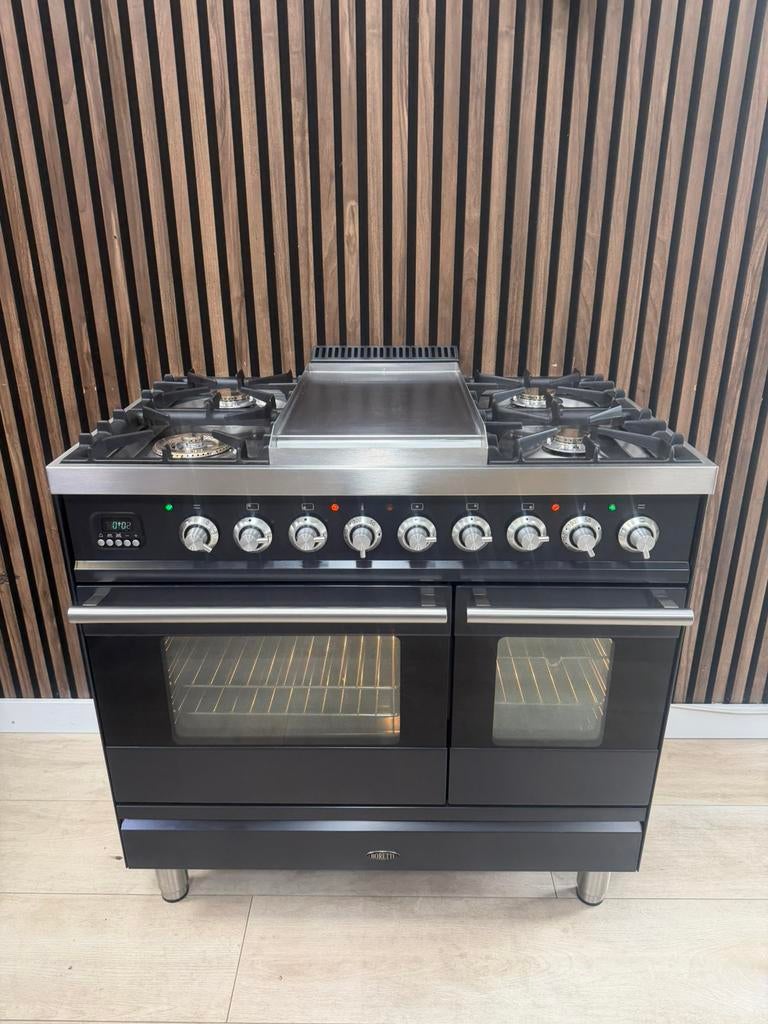 Luxe Antraciet Rvs Boretti Fornuis op cm (Gratis bezorgen), Ophalen of Verzenden, Zo goed als nieuw