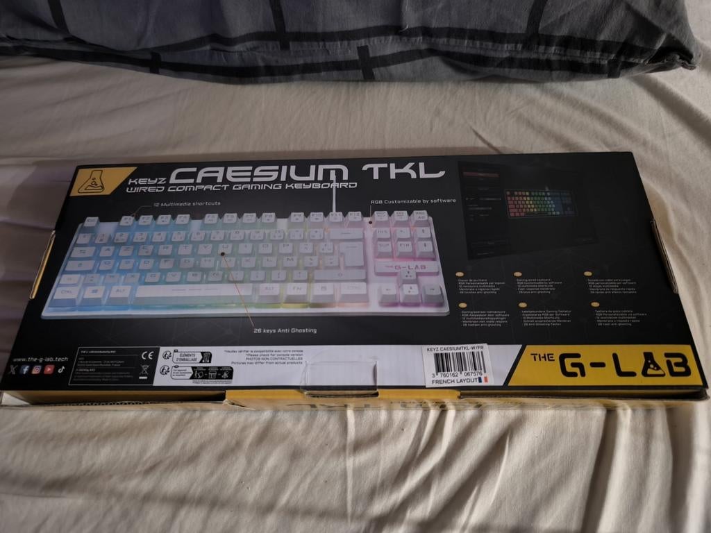 Clavier G-lab caesium TKL, Enlèvement ou Envoi