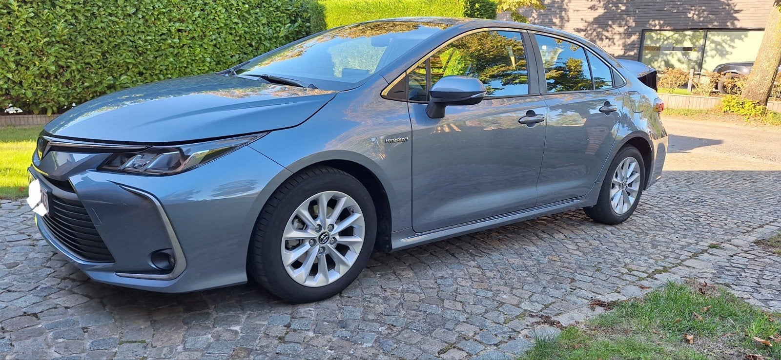 toyota corolla 1.8 hybride. 2020 54800km, 4 deurs, Blauw, Corolla, Navigatiesysteem