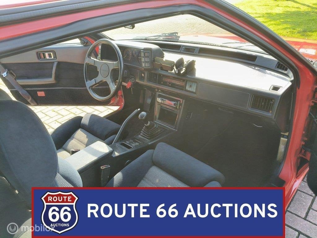 Mitsubishi Starion Turbo | 1986 | Route 66 Auctions, Auto's, Zwart, Bedrijf, Handgeschakeld, Overige carrosserie