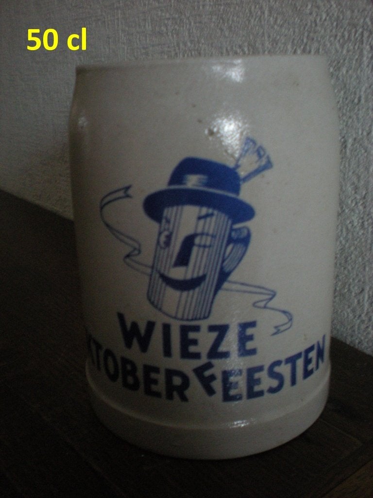 WIEZE OKTOBERFEESTEN 0,5 liter, Verzamelen, Biermerken, Ophalen of Verzenden, Zo goed als nieuw, Pul(len)