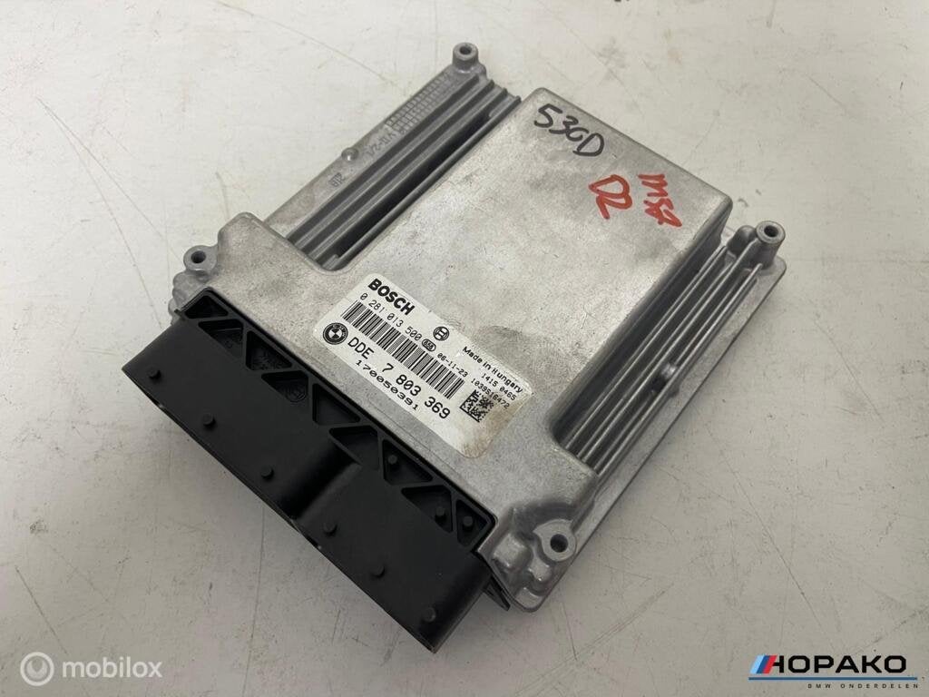 ECU / Motorcomputer BMW 5 serie e6x 530D | 7803369, Autos : Pièces & Accessoires, Électronique & Câbles, Utilisé, Enlèvement ou Envoi