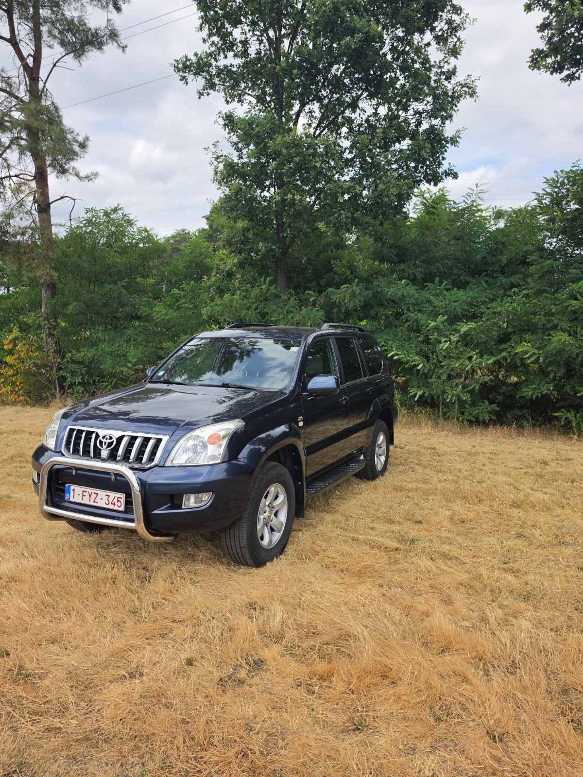 toyota landcruiser j12, Stof, 4 cilinders, Blauw, Particulier
