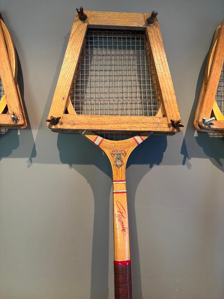 3 raquettes de tennis en bois vintage, Enlèvement ou Envoi