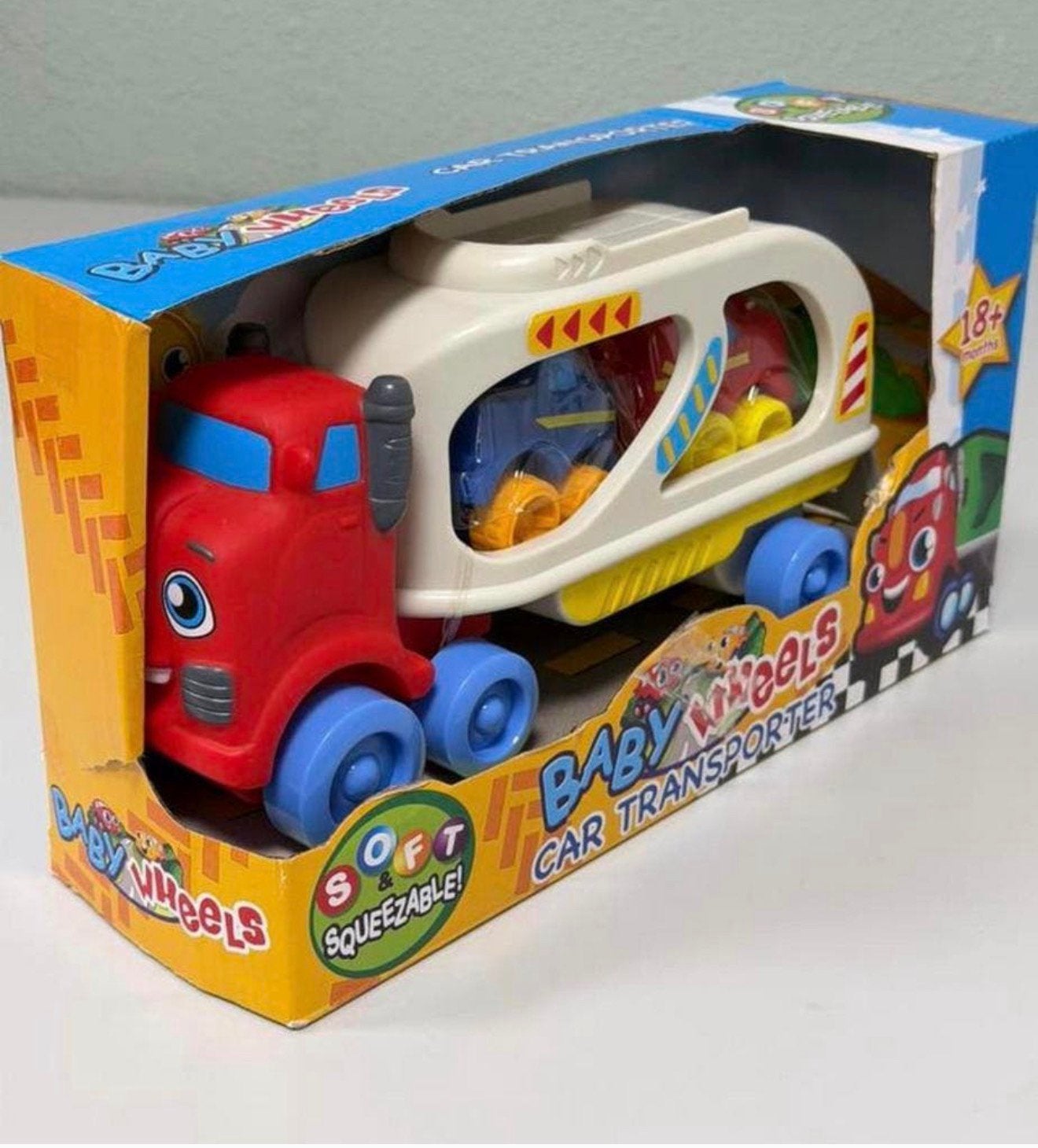 Baby Wheels autotransporter met 2 auto’s – Nieuw speelgoed, Ophalen of Verzenden, Nieuw, Auto