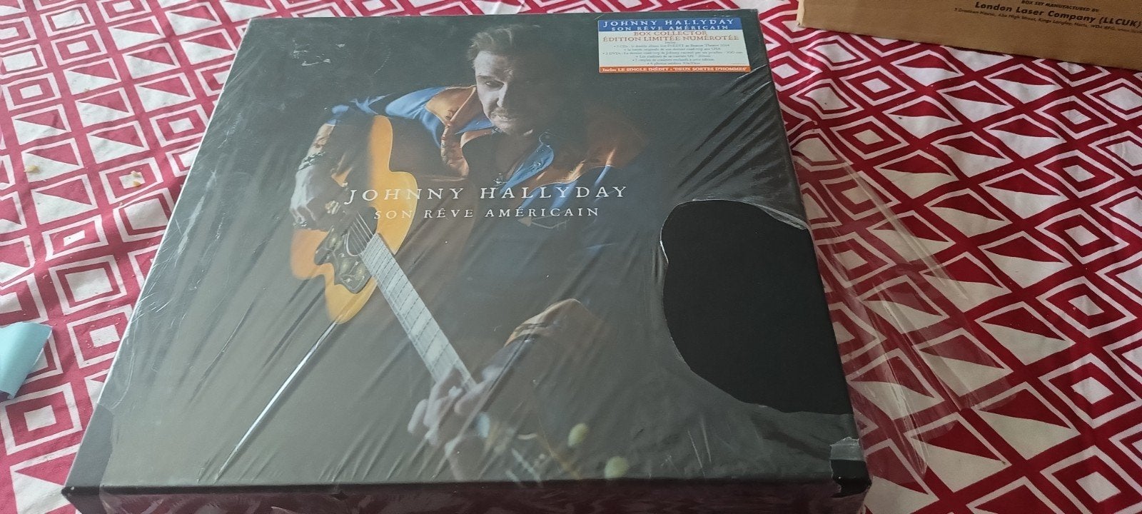 Vinyl box Johnny Hallyday/ son rêve Américain, Overige typen, 2020 tot heden, Ophalen of Verzenden, 12 inch