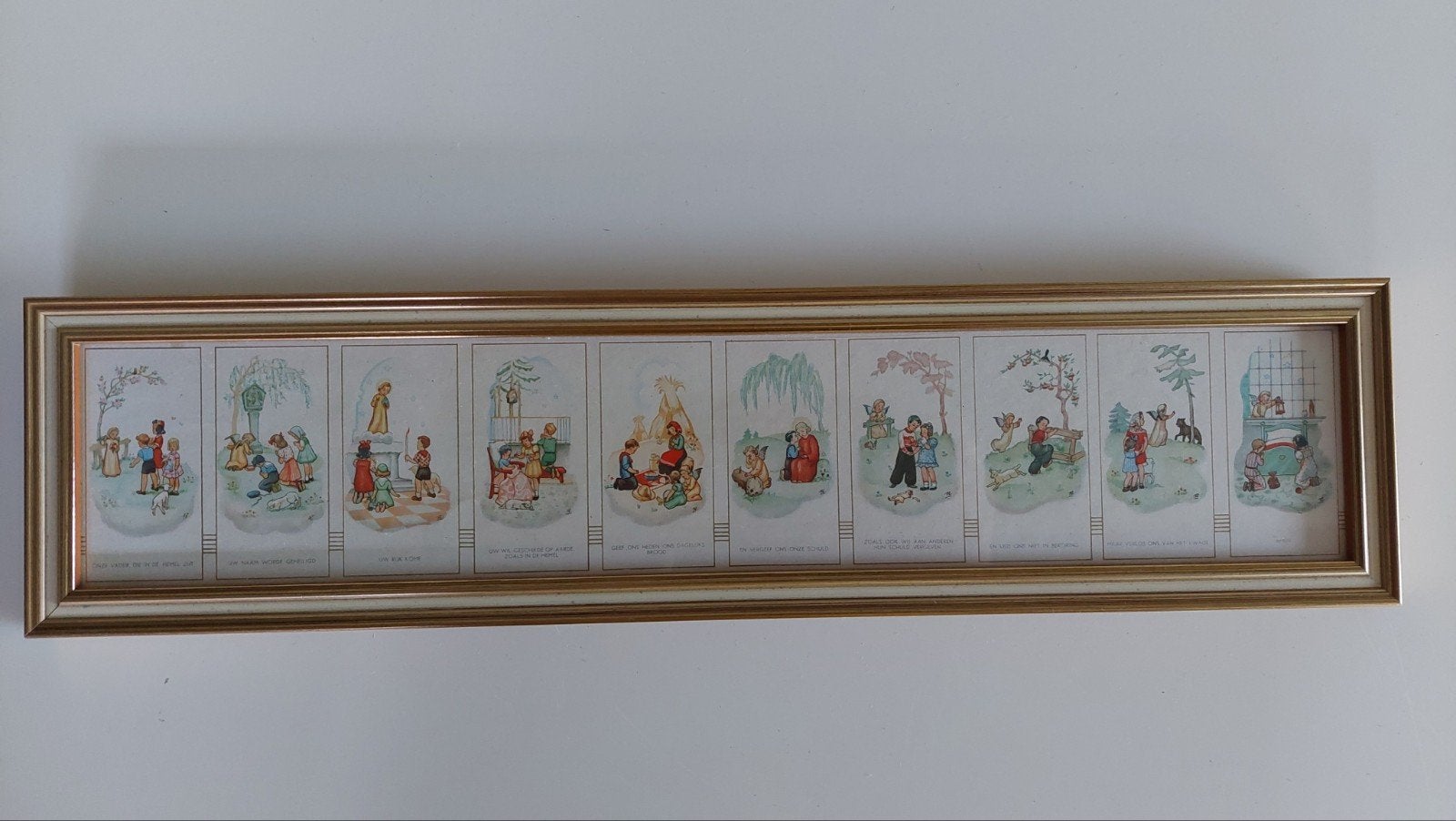 Het Onze Vader - mooi ingelijst - 48 x 12 cm, Hobby en Vrije tijd, Ophalen of Verzenden