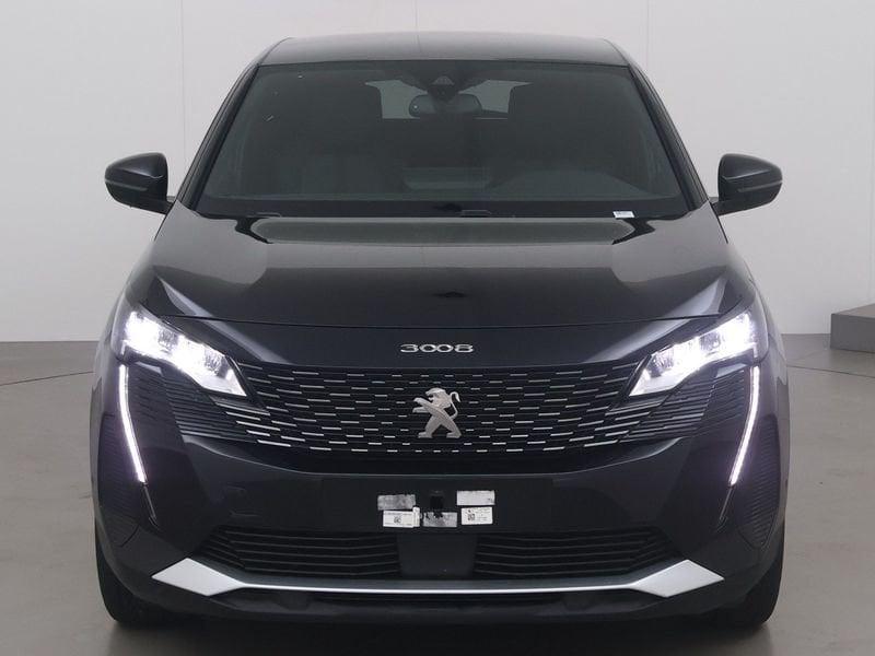 Peugeot 3008 PHEV 1.6 300 allure pack AT, Auto's, Automaat, Gebruikt, 4 cilinders, Zwart