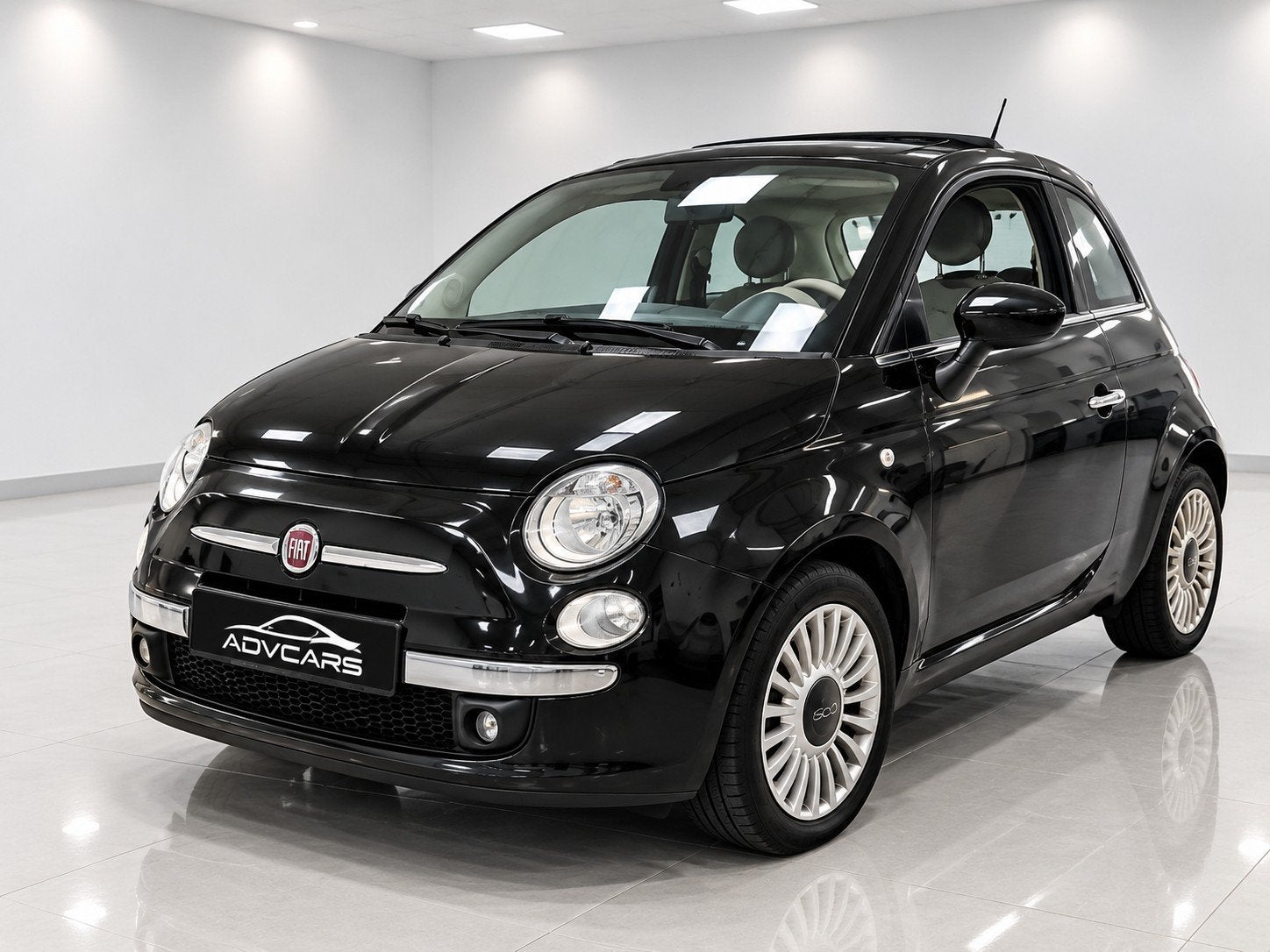 Fiat 500 1.2 lounge || 140.000km || Cuir || Toît Ouvrant ||, Auto's, Leder, Bedrijf, Te koop, Open dak