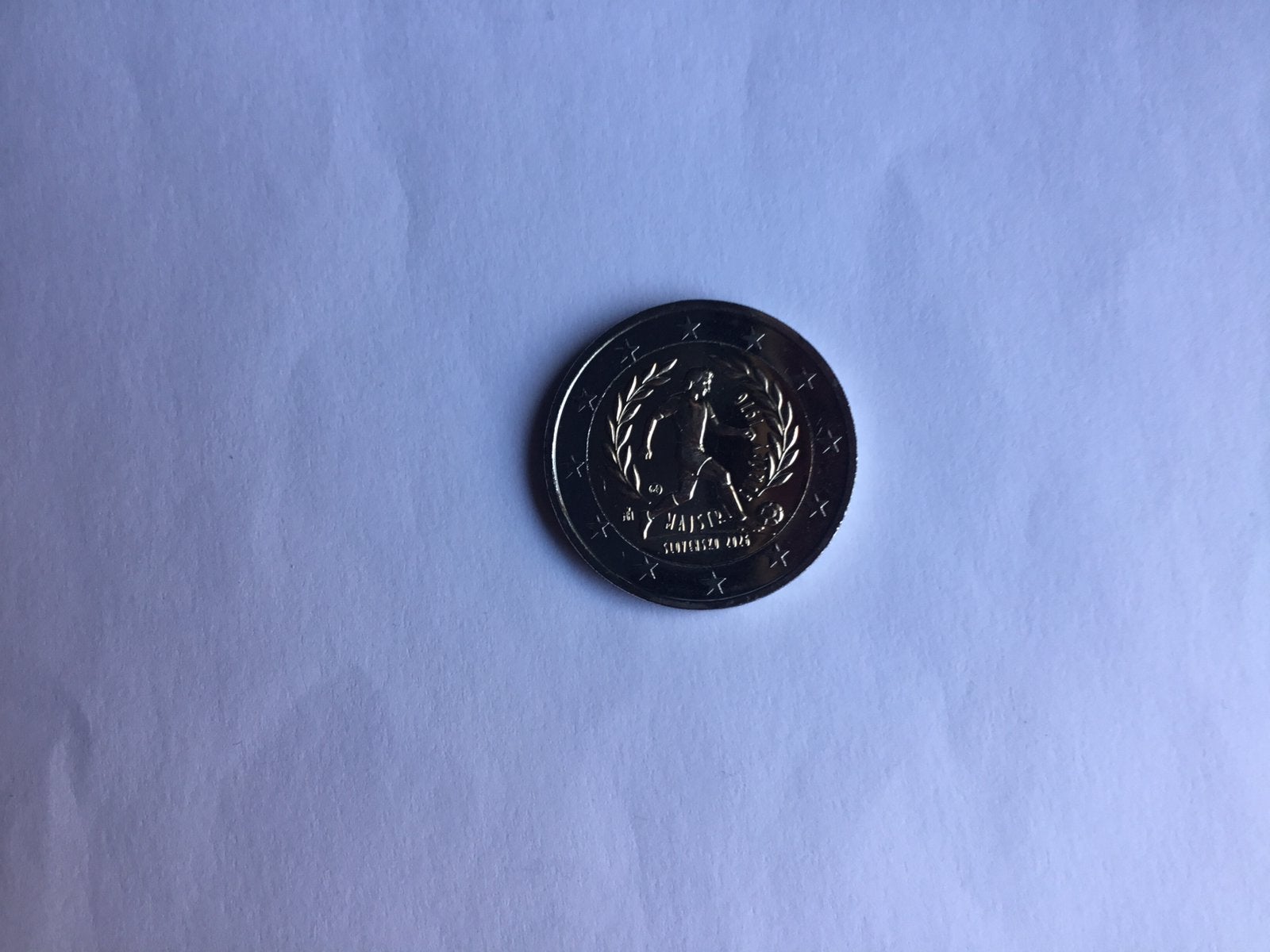 2026 Slowakije winst Europacup 1976 unc, Ophalen of Verzenden, Slowakije, 2 euro, Losse munt