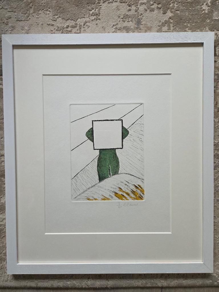 Roger Raveel ets, Antiek en Kunst, Kunst | Etsen en Gravures, Ophalen of Verzenden, Ets, Genummerd