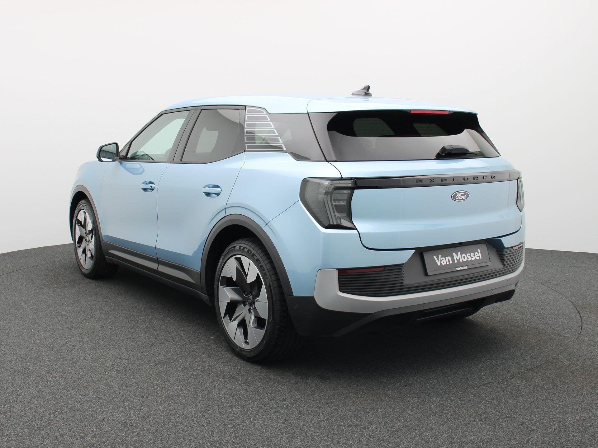 Ford Explorer Premium Extended Range RWD 77 kWh, Auto's, Automaat, Gebruikt, Zwart, Blauw