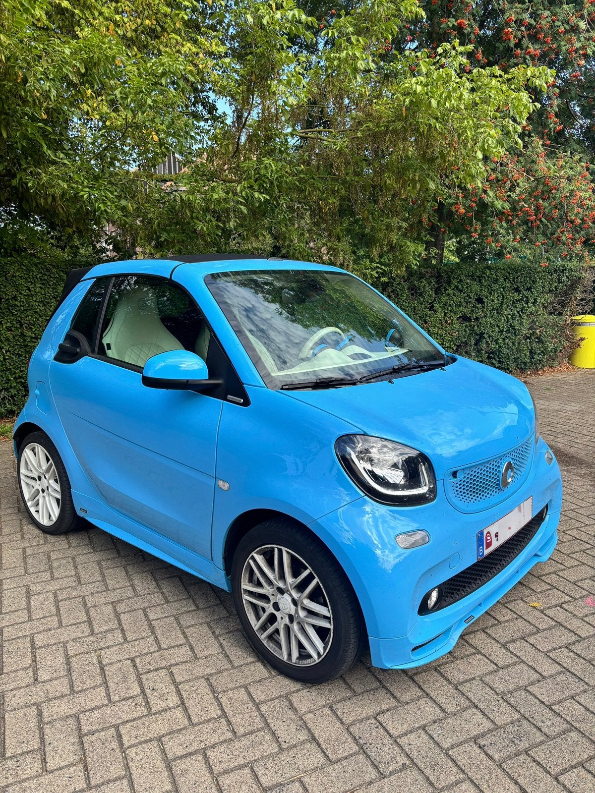 SMART BRABUS 2019 cabriolet 21000km, Autos, Cuir, Achat, Euro 6, Entreprise