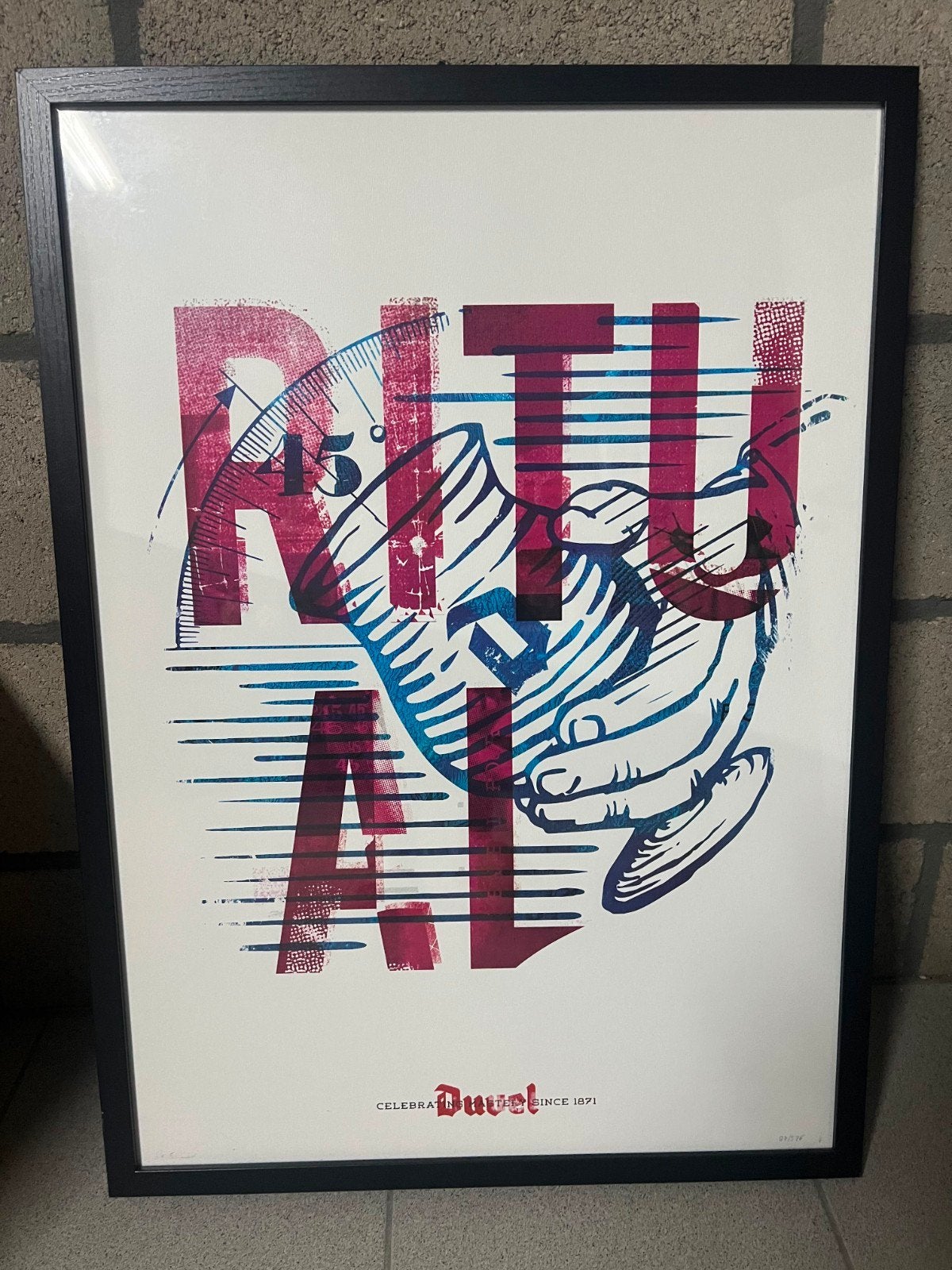 Duvel schilderij, Verzamelen, Biermerken, Ophalen of Verzenden, Zo goed als nieuw, Reclamebord, Plaat of Schild, Duvel