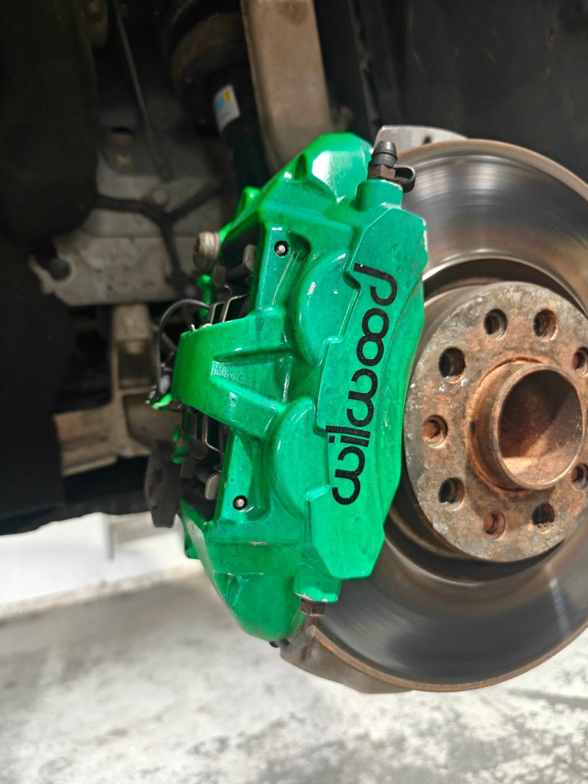 Étriers de frein avant Alfa Romeo Giulia OEM 4 pistons, Enlèvement