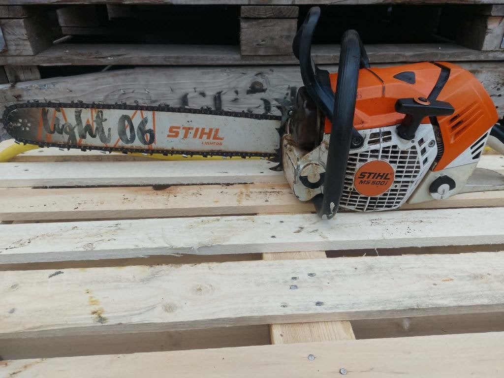 Stihl kettingzaag 500i, Enlèvement, Tronçonneuse